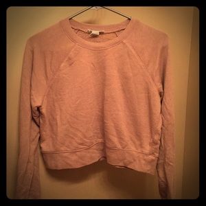 Crop top sweatshirt